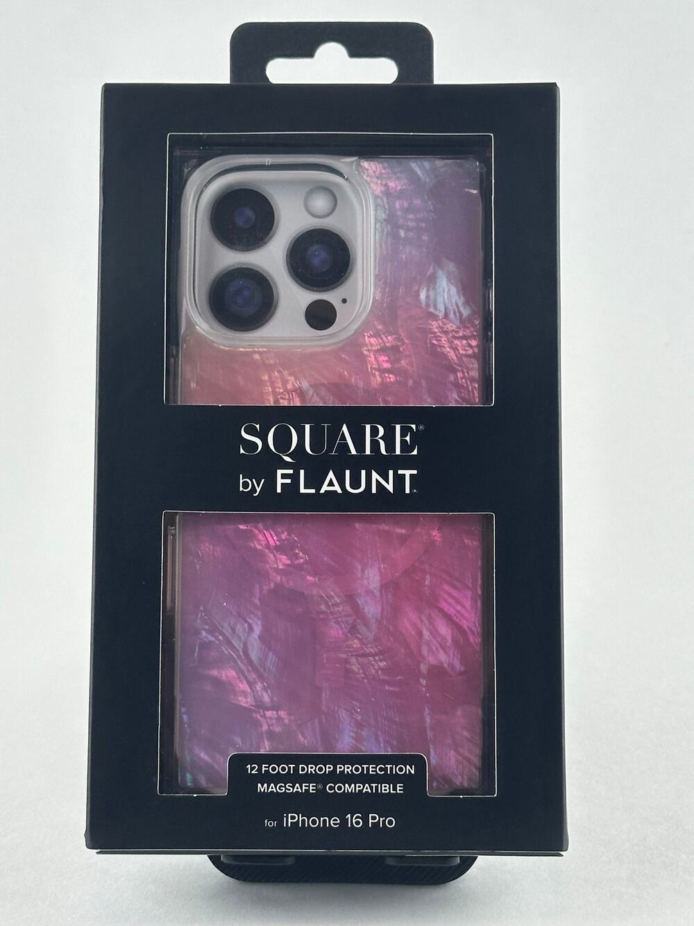 Square by Flaunt iPhone 16 Pro Mother of Pearl Case NWT MSRP: $55.00